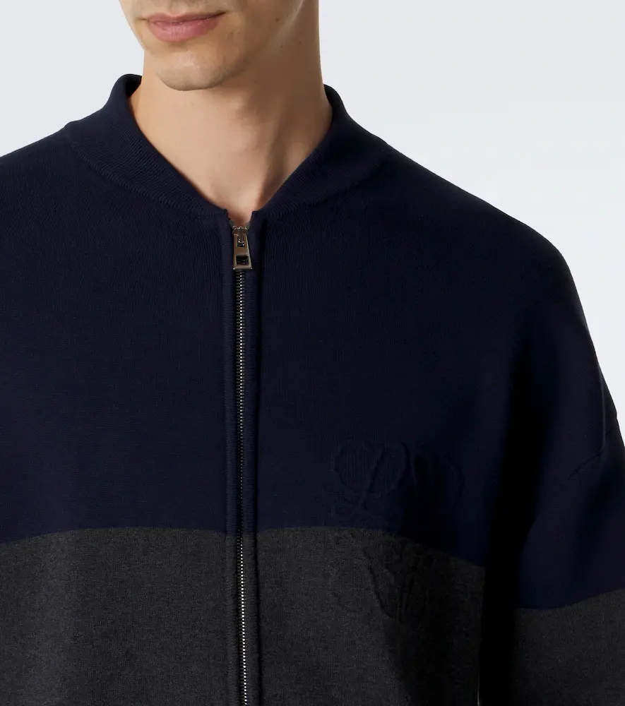 Loewe Anagram cotton-blend zip-up cardigan | Thumbnail 6 Loewe Anagram cotton-blend zip-up cardigan | Thumbnail 6