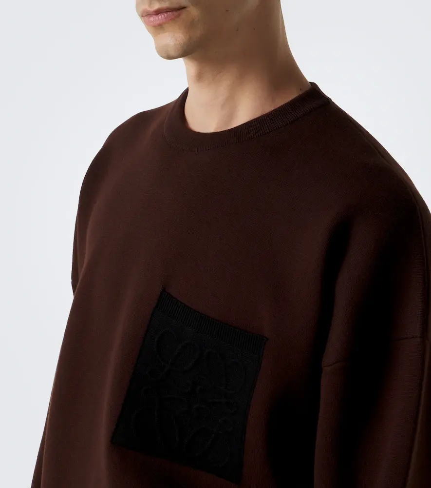 Loewe Anagram cotton-blend sweater | Thumbnail 2