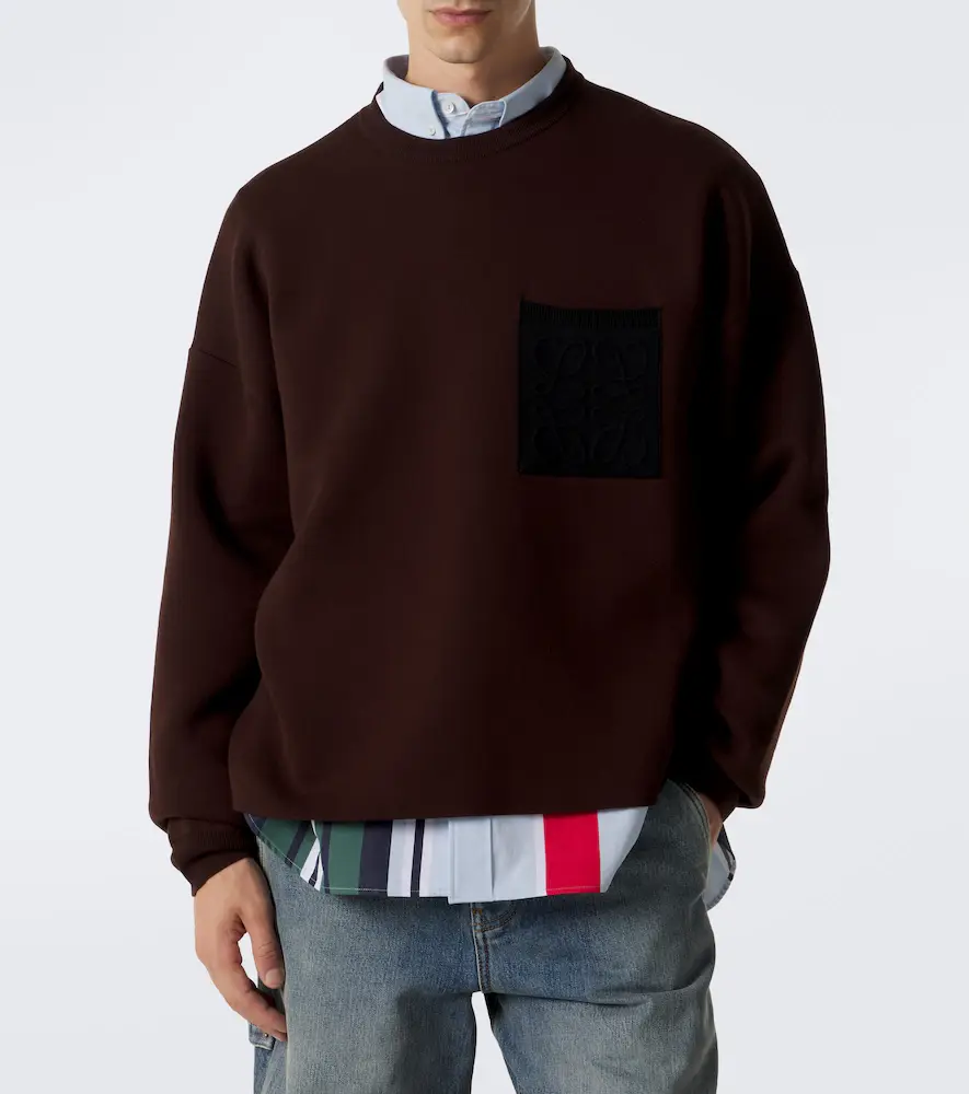 Loewe Anagram cotton-blend sweater | Thumbnail 3