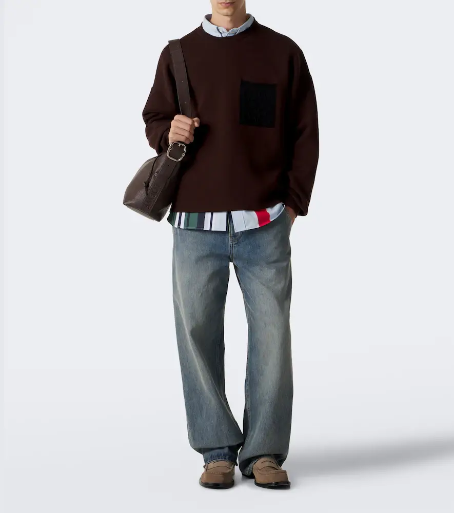 Loewe Anagram cotton-blend sweater | Thumbnail 5