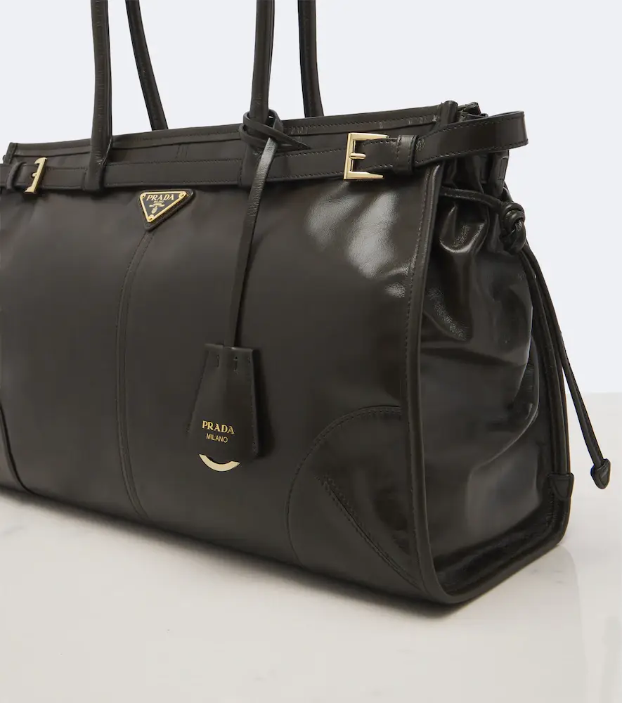 Prada Bonnie Large leather shoulder bag | Thumbnail 4 Prada Bonnie Large leather shoulder bag | Thumbnail 4