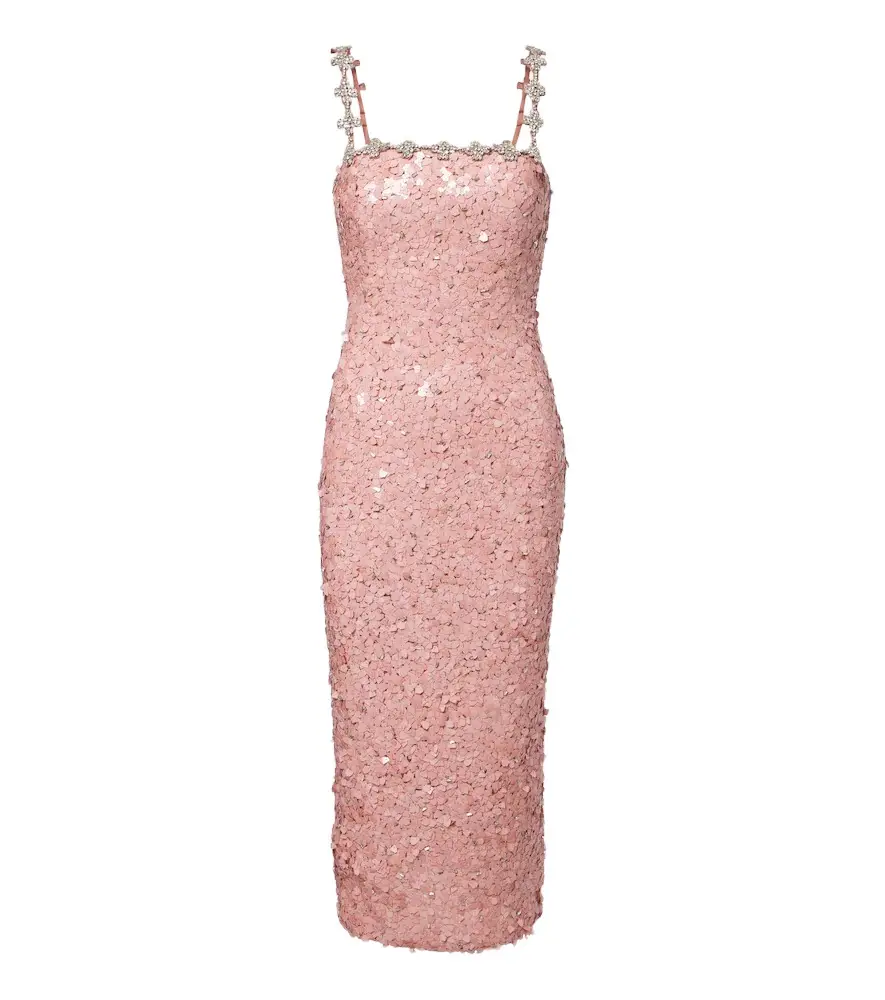 RACHEL GILBERT Karter embellished bustier dress