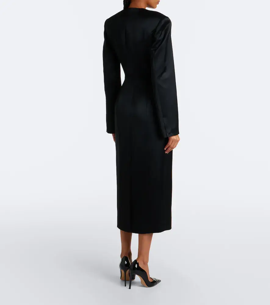 RACHEL GILBERT Leeta double-breasted satin coat | Thumbnail 2 RACHEL GILBERT Leeta double-breasted satin coat | Thumbnail 2