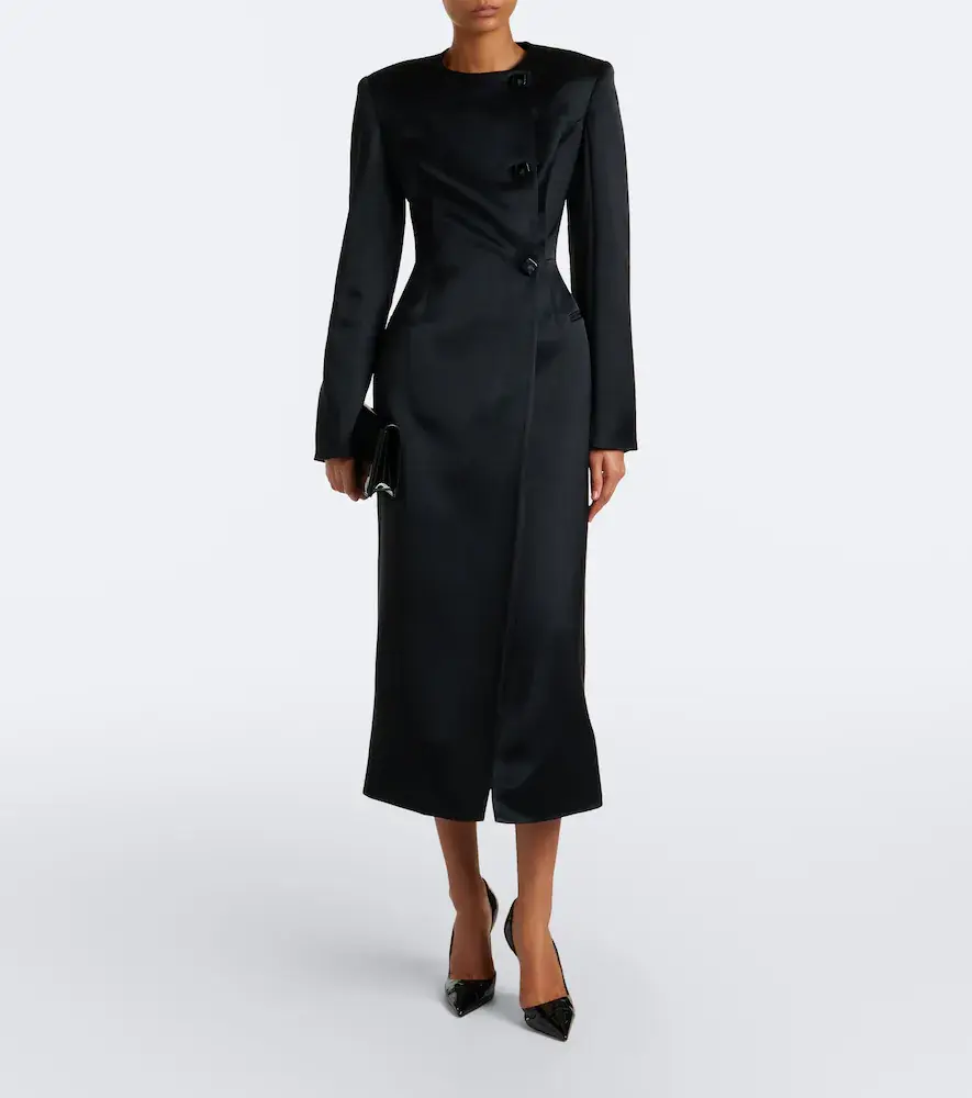 RACHEL GILBERT Leeta double-breasted satin coat | Thumbnail 5 RACHEL GILBERT Leeta double-breasted satin coat | Thumbnail 5