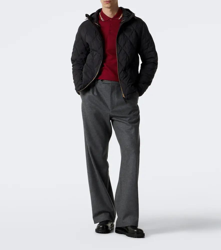 Burberry Check hooded quilted jacket | Thumbnail 2 Burberry Check hooded quilted jacket | Thumbnail 2