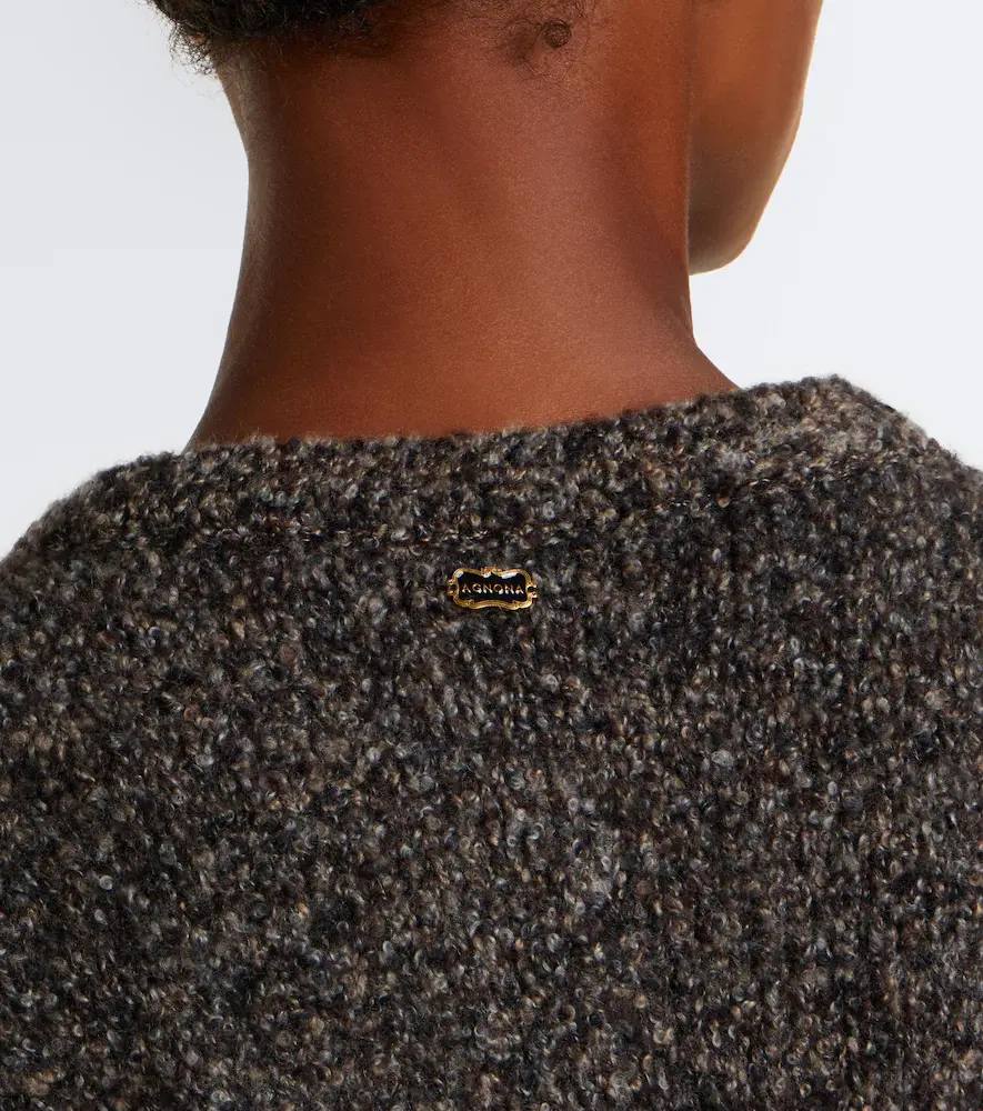 AGNONA Cashmere, silk, and wool cardigan | Thumbnail 3