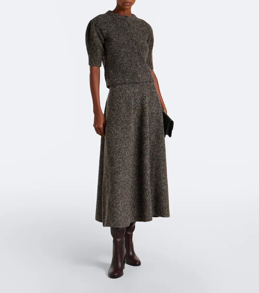 AGNONA Cashmere, silk, and wool cardigan | Thumbnail 4