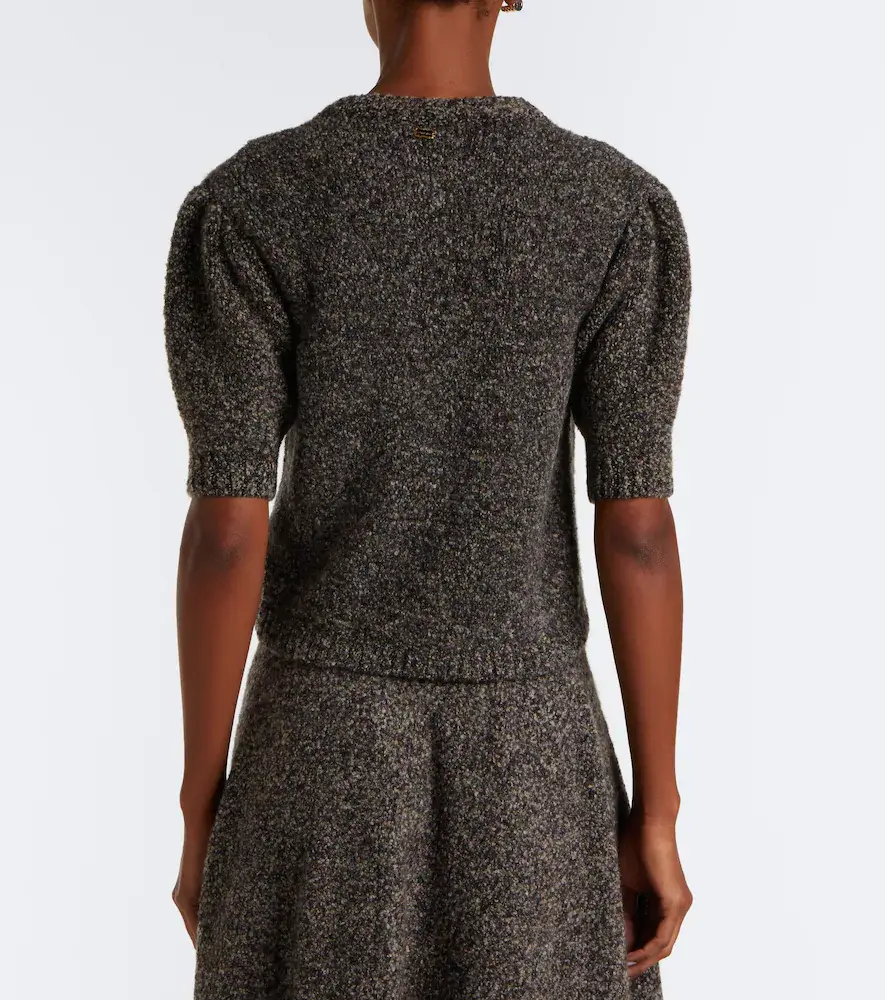 AGNONA Cashmere, silk, and wool cardigan | Thumbnail 5