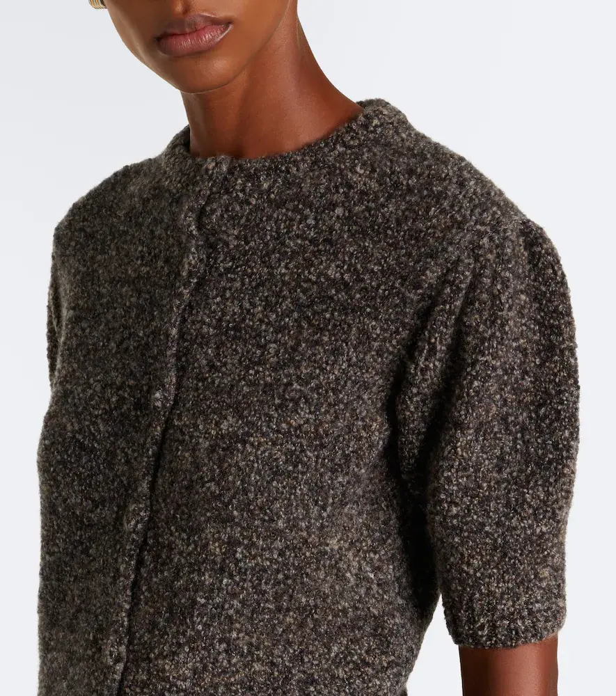 AGNONA Cashmere, silk, and wool cardigan | Thumbnail 6
