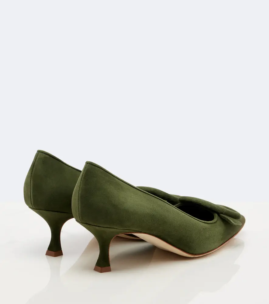 Manolo Blahnik Maysale suede pumps | Thumbnail 2 Manolo Blahnik Maysale suede pumps | Thumbnail 2