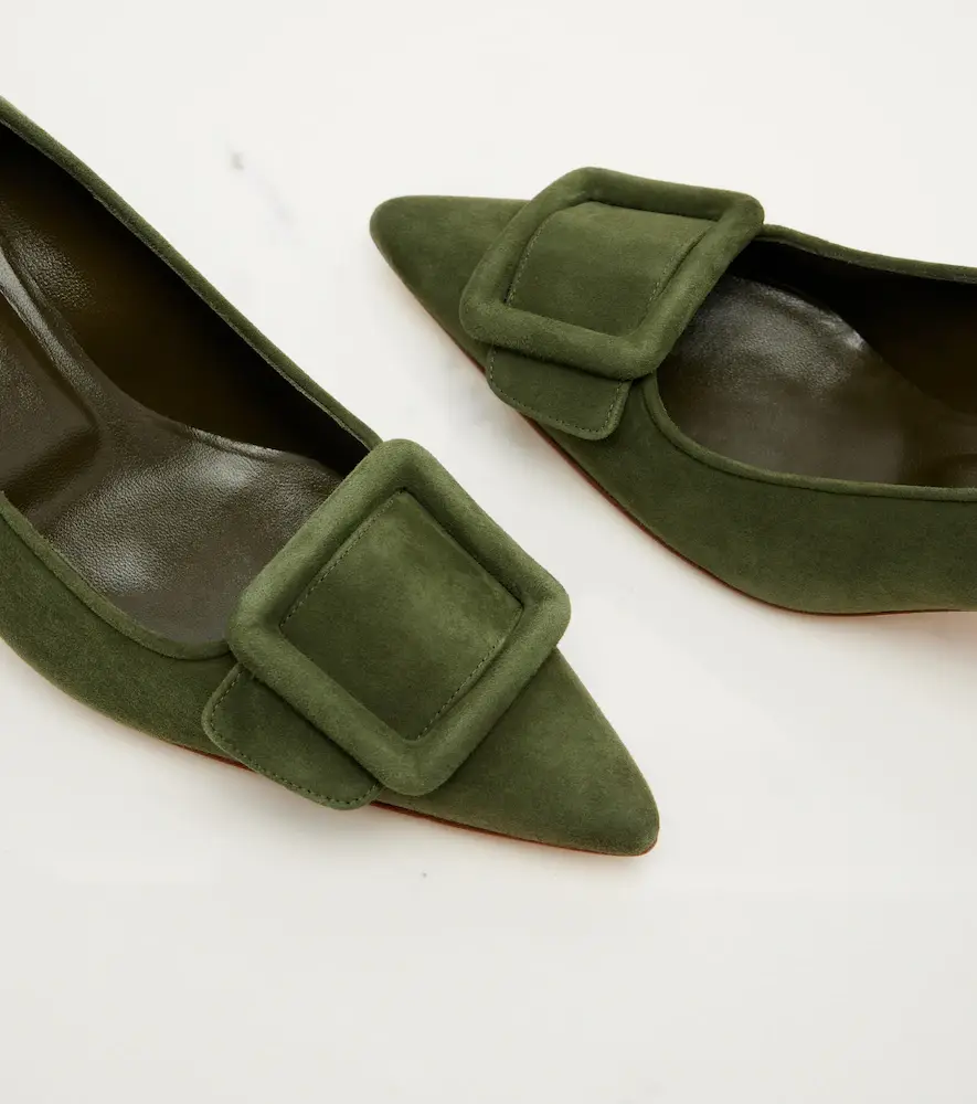 Manolo Blahnik Maysale suede pumps | Thumbnail 3 Manolo Blahnik Maysale suede pumps | Thumbnail 3