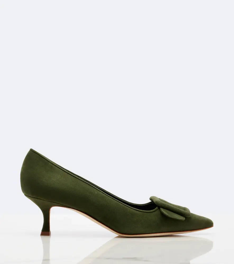 Manolo Blahnik Maysale suede pumps | Thumbnail 4 Manolo Blahnik Maysale suede pumps | Thumbnail 4