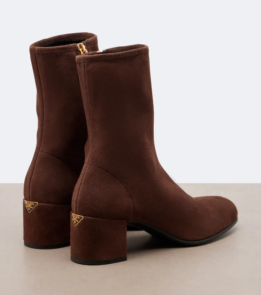 Prada Suede ankle boots | Thumbnail 4 Prada Suede ankle boots | Thumbnail 4