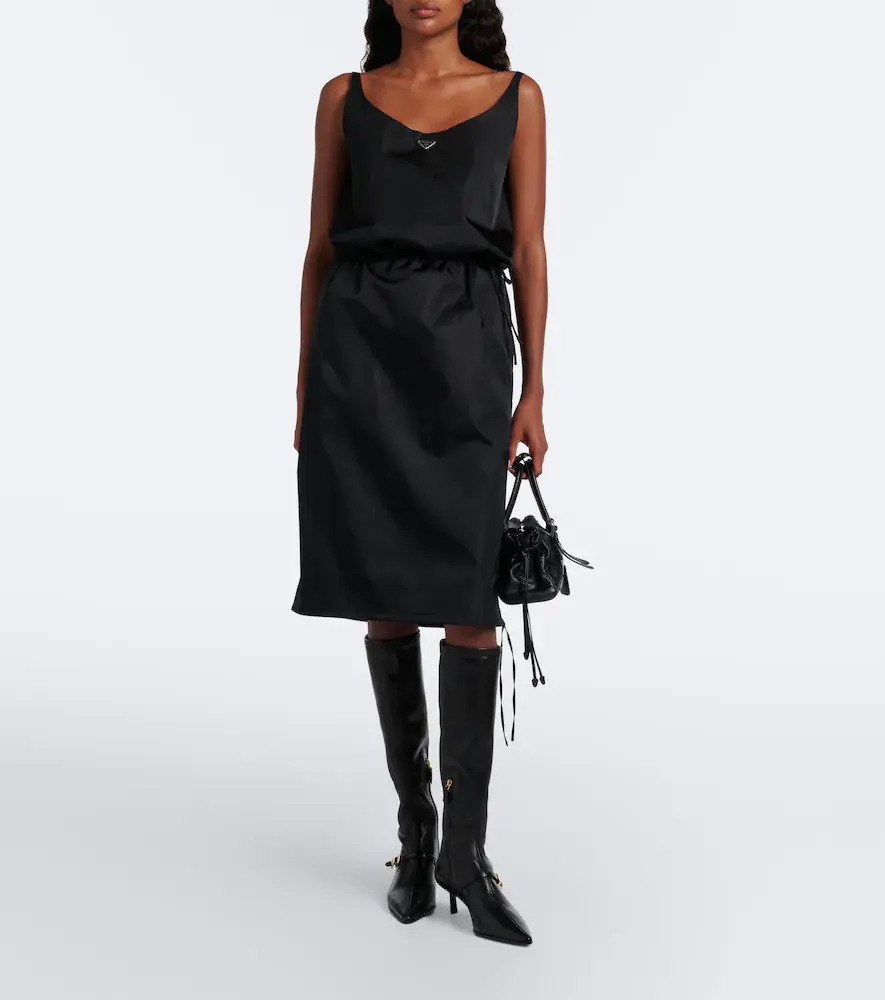 Prada Leather knee-high boots | Thumbnail 6