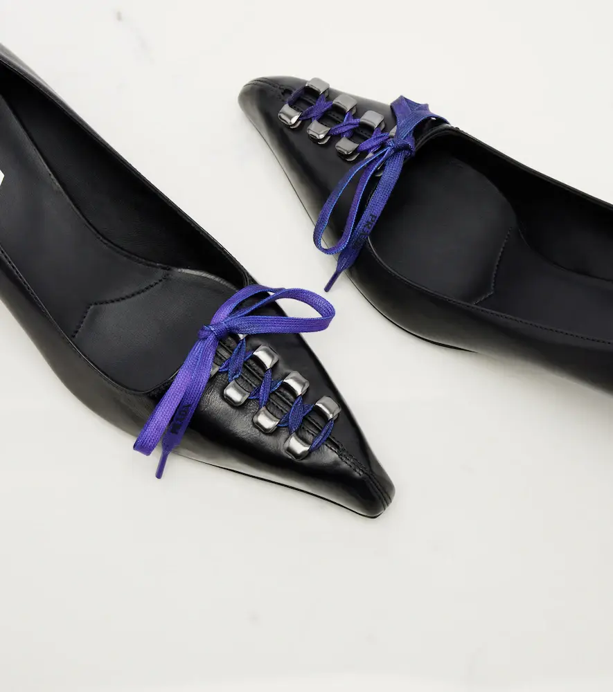 Prada Bow-detail leather pumps | Thumbnail 2 Prada Bow-detail leather pumps | Thumbnail 2