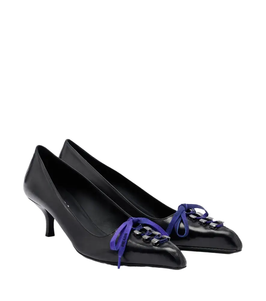 Prada Bow-detail leather pumps | Image 1 Prada Bow-detail leather pumps | Image 1