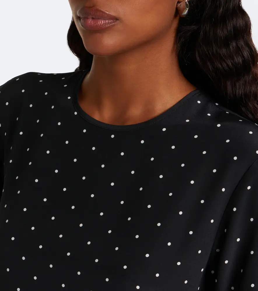 ASCENO Larissa polka-dot silk minidress | Thumbnail 2 ASCENO Larissa polka-dot silk minidress | Thumbnail 2