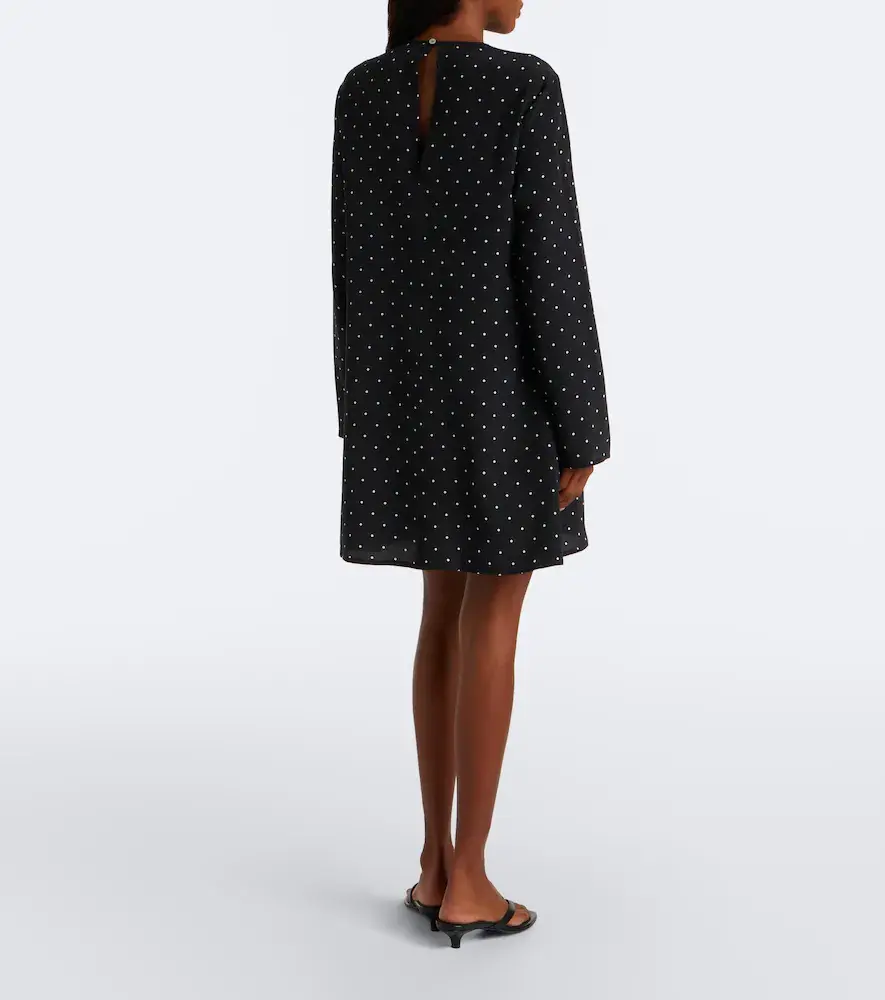 ASCENO Larissa polka-dot silk minidress | Thumbnail 3 ASCENO Larissa polka-dot silk minidress | Thumbnail 3
