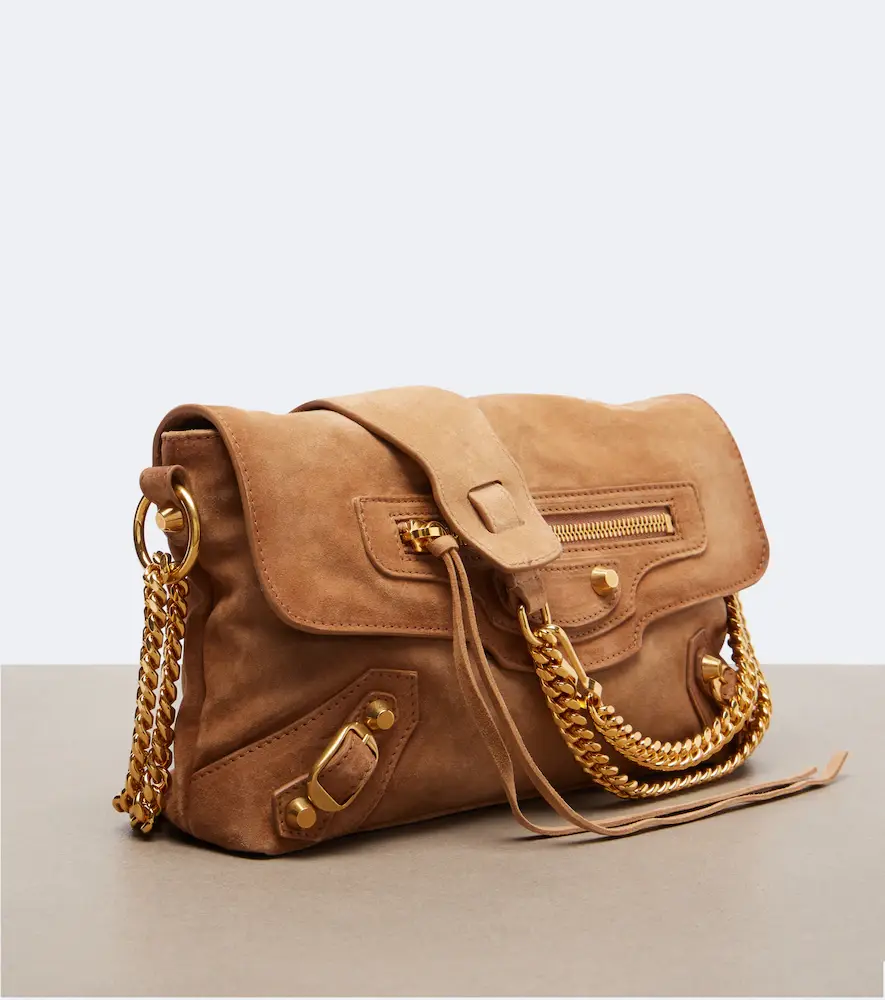 Balenciaga Le City suede shoulder bag | Thumbnail 3 Balenciaga Le City suede shoulder bag | Thumbnail 3