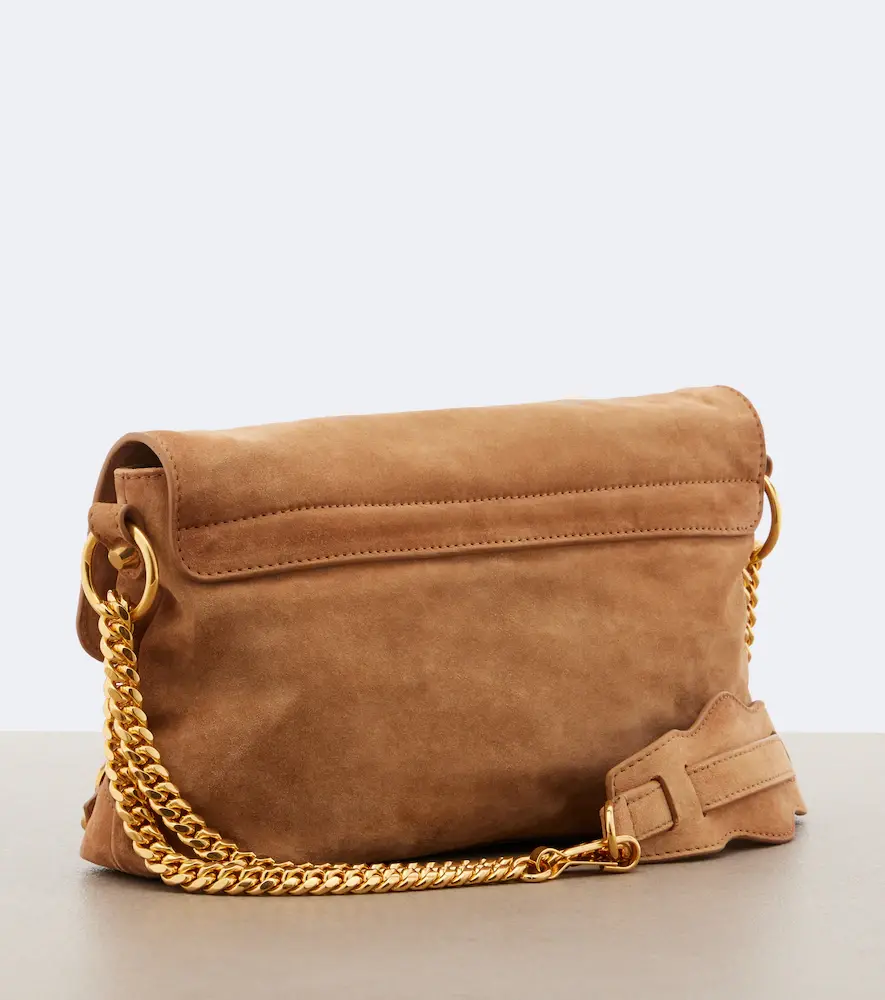 Balenciaga Le City suede shoulder bag | Thumbnail 4 Balenciaga Le City suede shoulder bag | Thumbnail 4