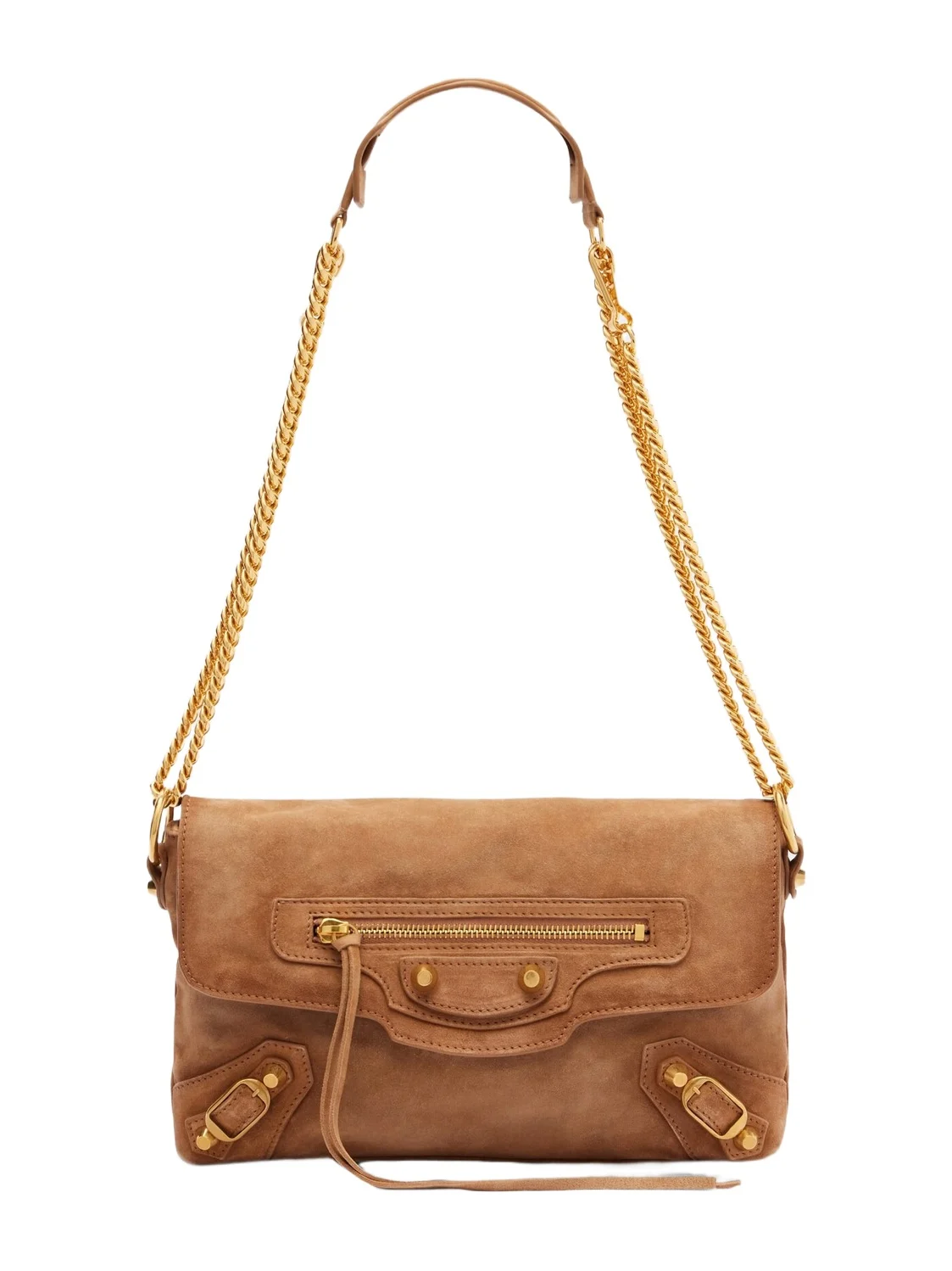 Le City suede shoulder bag
