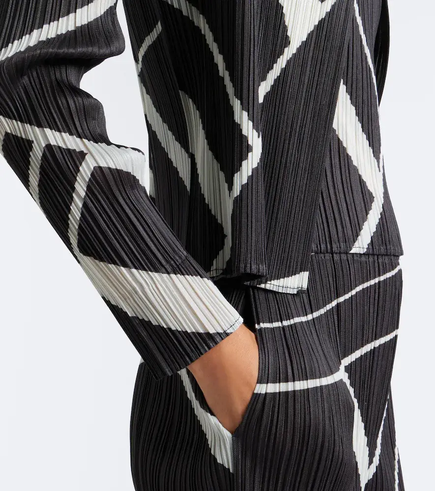 Pleats Please Issey Miyake Fold Line pleated printed cardigan | Thumbnail 5 Pleats Please Issey Miyake Fold Line pleated printed cardigan | Thumbnail 5