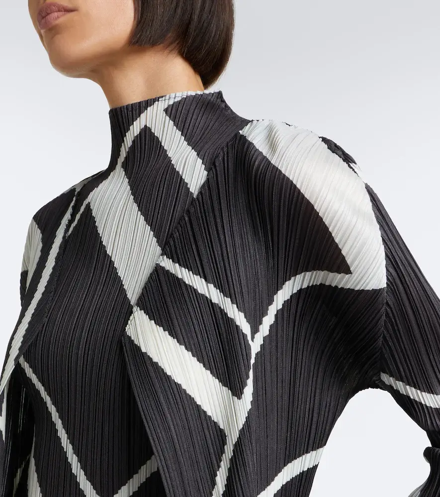 Pleats Please Issey Miyake Fold Line pleated printed cardigan | Thumbnail 6 Pleats Please Issey Miyake Fold Line pleated printed cardigan | Thumbnail 6