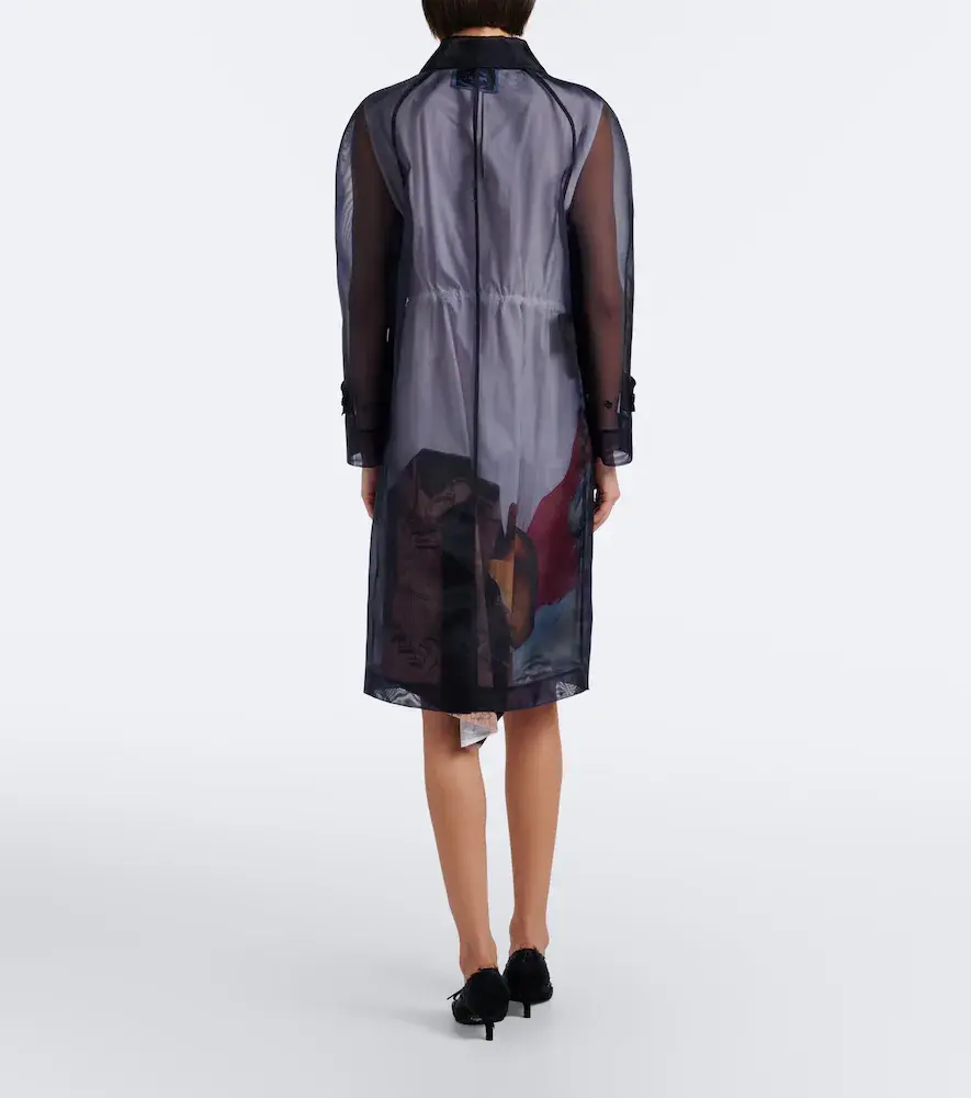 Prada Semi-sheer coat | Thumbnail 7 Prada Semi-sheer coat | Thumbnail 7