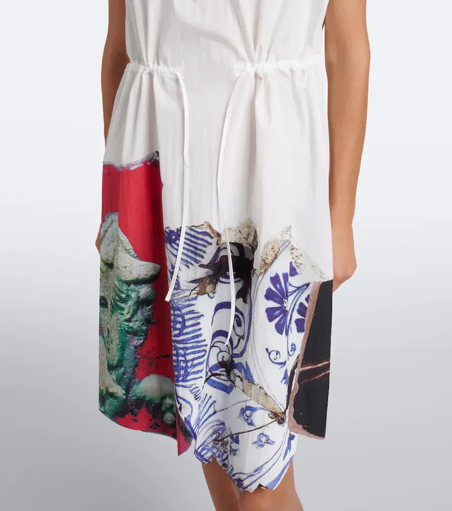 Prada Printed cotton-blend minidress | Thumbnail 5 Prada Printed cotton-blend minidress | Thumbnail 5