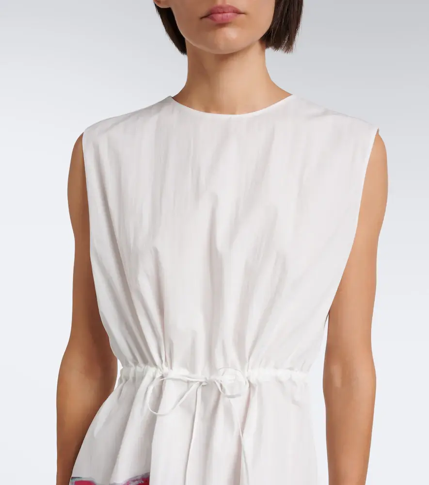 Prada Printed cotton-blend minidress | Thumbnail 6 Prada Printed cotton-blend minidress | Thumbnail 6