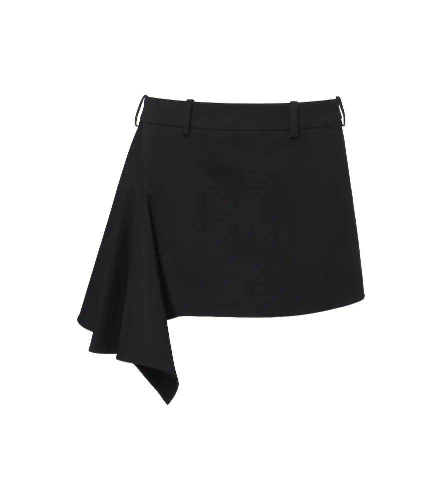 Givenchy Draped wool miniskirt | Image 1 Givenchy Draped wool miniskirt | Image 1