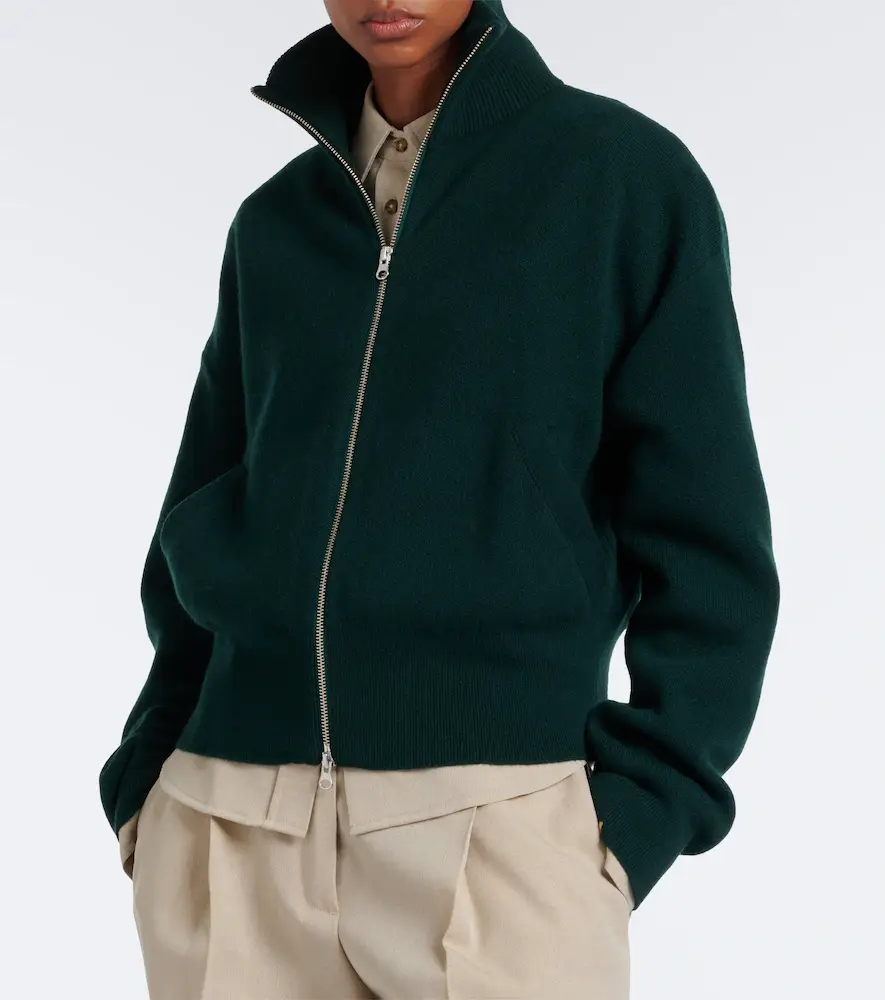 Extreme Cashmere N°385 Xtra Cute cashmere zip-up sweater | Thumbnail 2