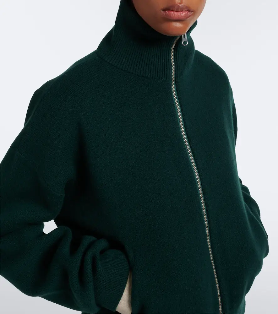 Extreme Cashmere N°385 Xtra Cute cashmere zip-up sweater | Thumbnail 5