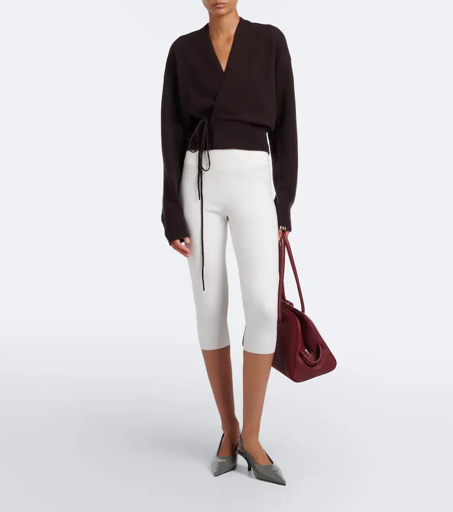 Extreme Cashmere N°516 Ella cashmere-blend wrap cardigan | Thumbnail 5