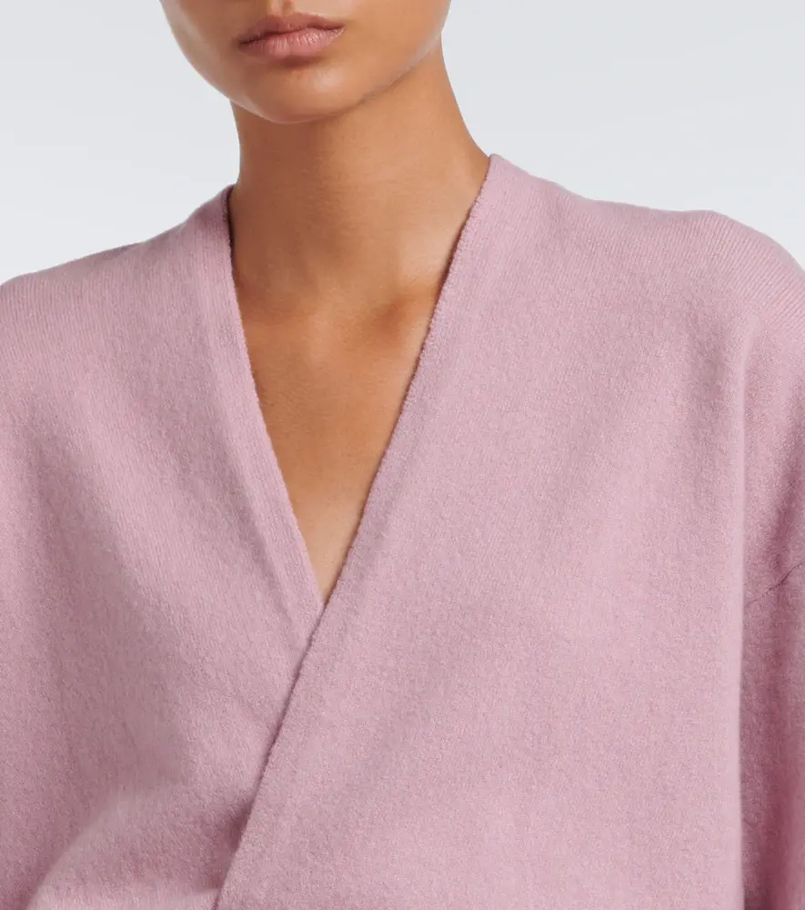 Extreme Cashmere N°516 Ella cashmere-blend wrap cardigan | Thumbnail 4 Extreme Cashmere N°516 Ella cashmere-blend wrap cardigan | Thumbnail 4