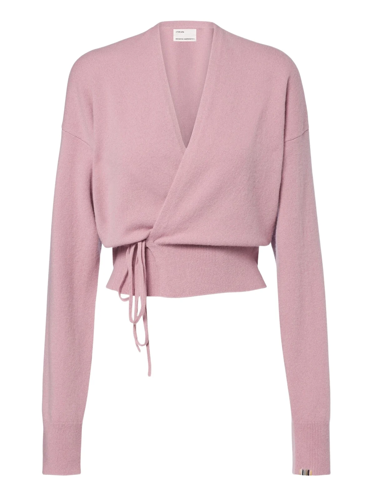 N°516 Ella cashmere-blend wrap cardigan