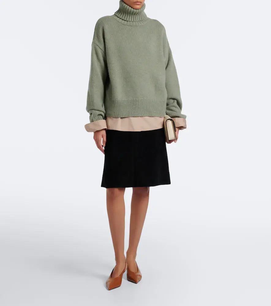 Extreme Cashmere N°434 Crop Xtra cashmere sweater | Thumbnail 4
