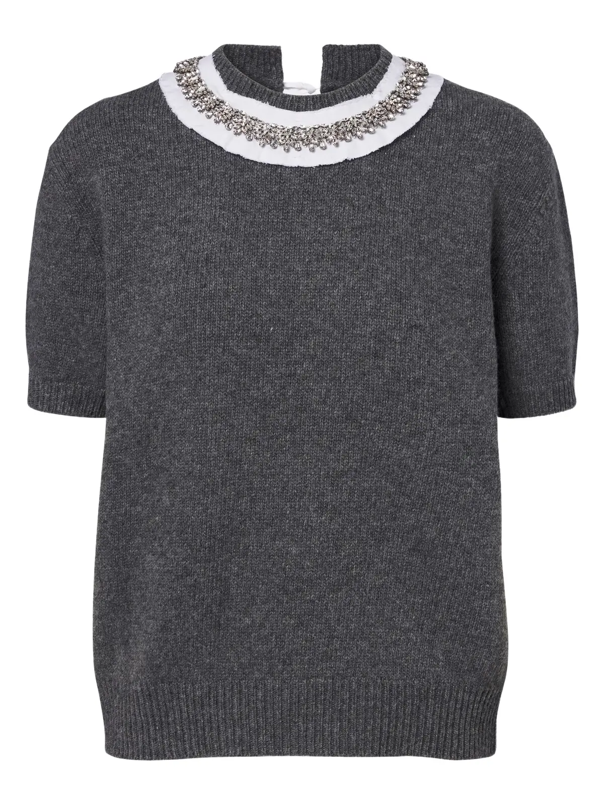 Embellished wool and cashmere sweater Embellished wool and cashmere sweater