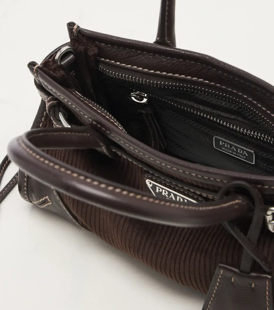 Prada Bonnie Small corduroy top-handle bag | Thumbnail 2