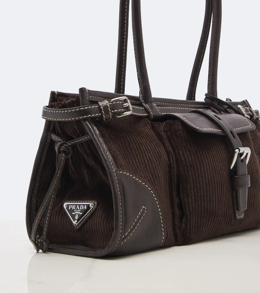 Prada Bonnie Medium corduroy shoulder bag | Thumbnail 2