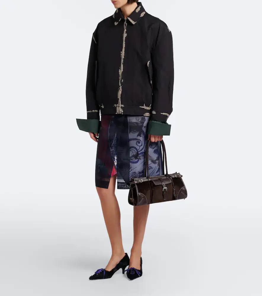 Prada Bonnie Medium corduroy shoulder bag | Thumbnail 6