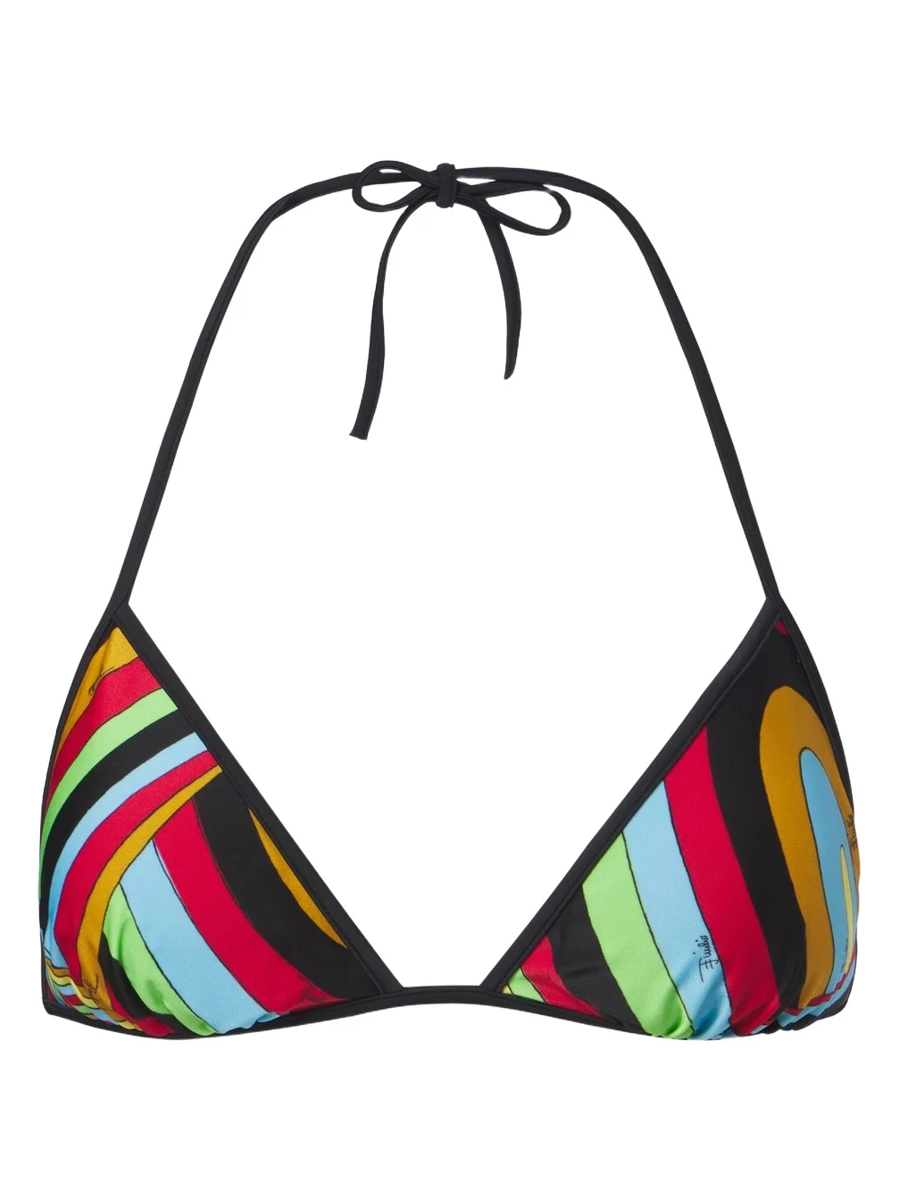 PUCCI Iride triangle bikini top