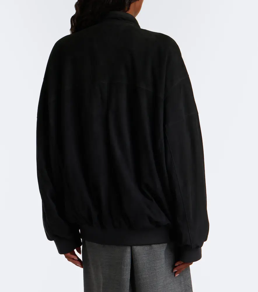 Prada Oversized suede bomber jacket | Thumbnail 7 Prada Oversized suede bomber jacket | Thumbnail 7
