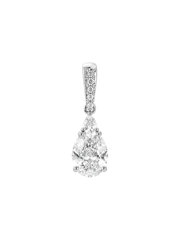 1.420ct Diamond 18K Gold Dangle Pendant 1.420ct Diamond 18K Gold Dangle Pendant