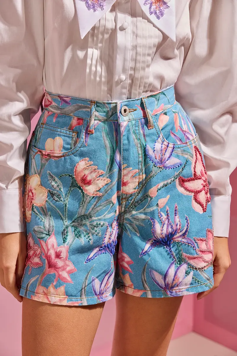 PatBo AMARYLLIS DENIM SHORT | Thumbnail 2 PatBo AMARYLLIS DENIM SHORT | Thumbnail 2