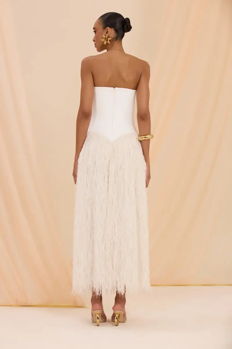 PatBo LUCIA FRINGE MIDI DRESS | Thumbnail 2