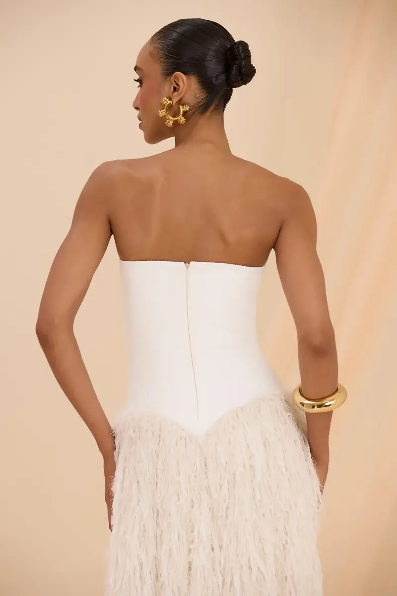 PatBo LUCIA FRINGE MIDI DRESS | Thumbnail 3