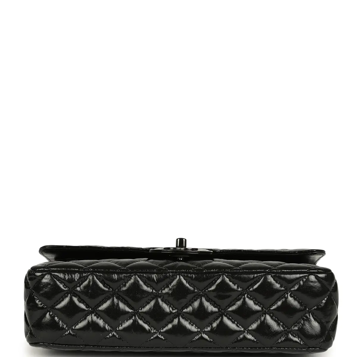 Chanel Chanel Medium Classic Double Flap Bag So Black Shiny Aged Calfskin Black Hardware | Thumbnail 6 Chanel Chanel Medium Classic Double Flap Bag So Black Shiny Aged Calfskin Black Hardware | Thumbnail 6