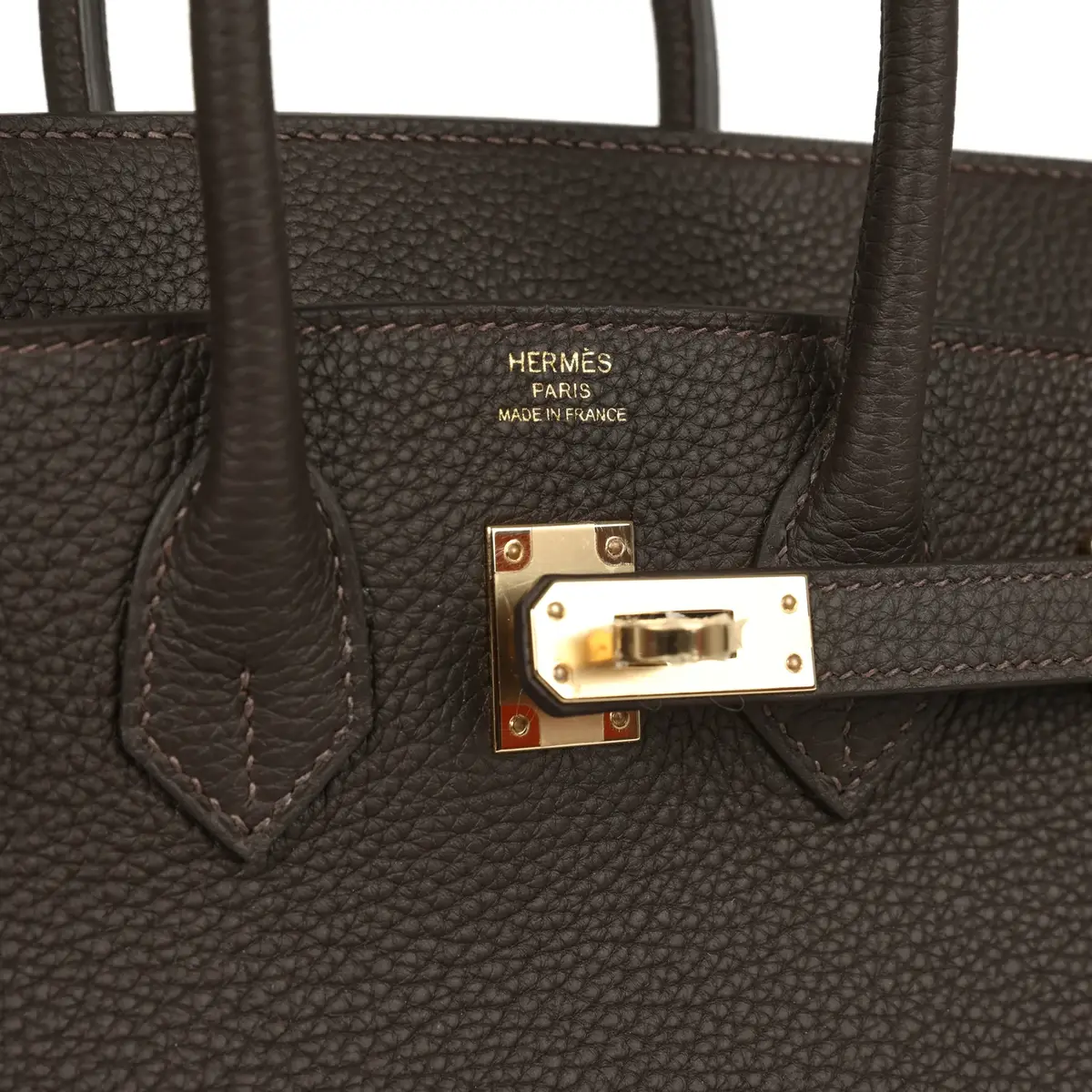 HERMÈS Hermes Birkin 25 Bai-Brun Togo Permabrass Hardware | Thumbnail 7 HERMÈS Hermes Birkin 25 Bai-Brun Togo Permabrass Hardware | Thumbnail 7