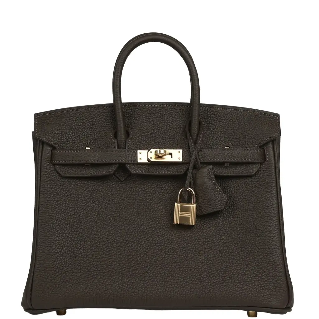 HERMÈS Hermes Birkin 25 Bai-Brun Togo Permabrass Hardware | Image 1 HERMÈS Hermes Birkin 25 Bai-Brun Togo Permabrass Hardware | Image 1